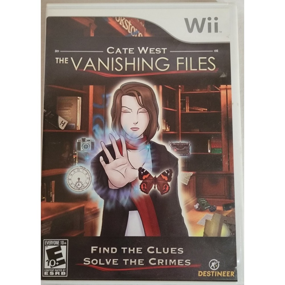 Cate West‎ The Vanishing Files Nintendo Wii Complete With Manual  Tested Working